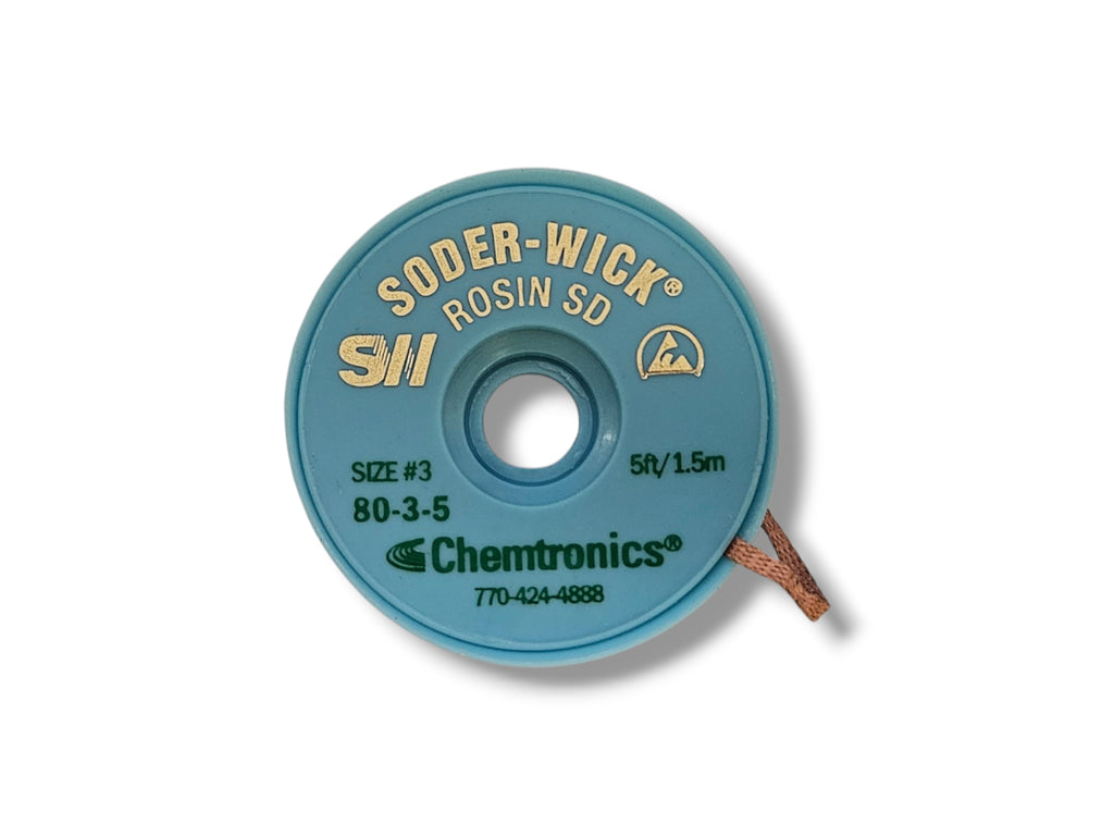 Chemtronics - Soder-Wick Desoldering Braid Size # 3 - 5ft (80-3-5)