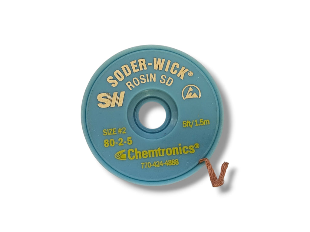 Chemtronics - Soder-Wick Desoldering Braid Size #2 - 5ft (80-2-5)