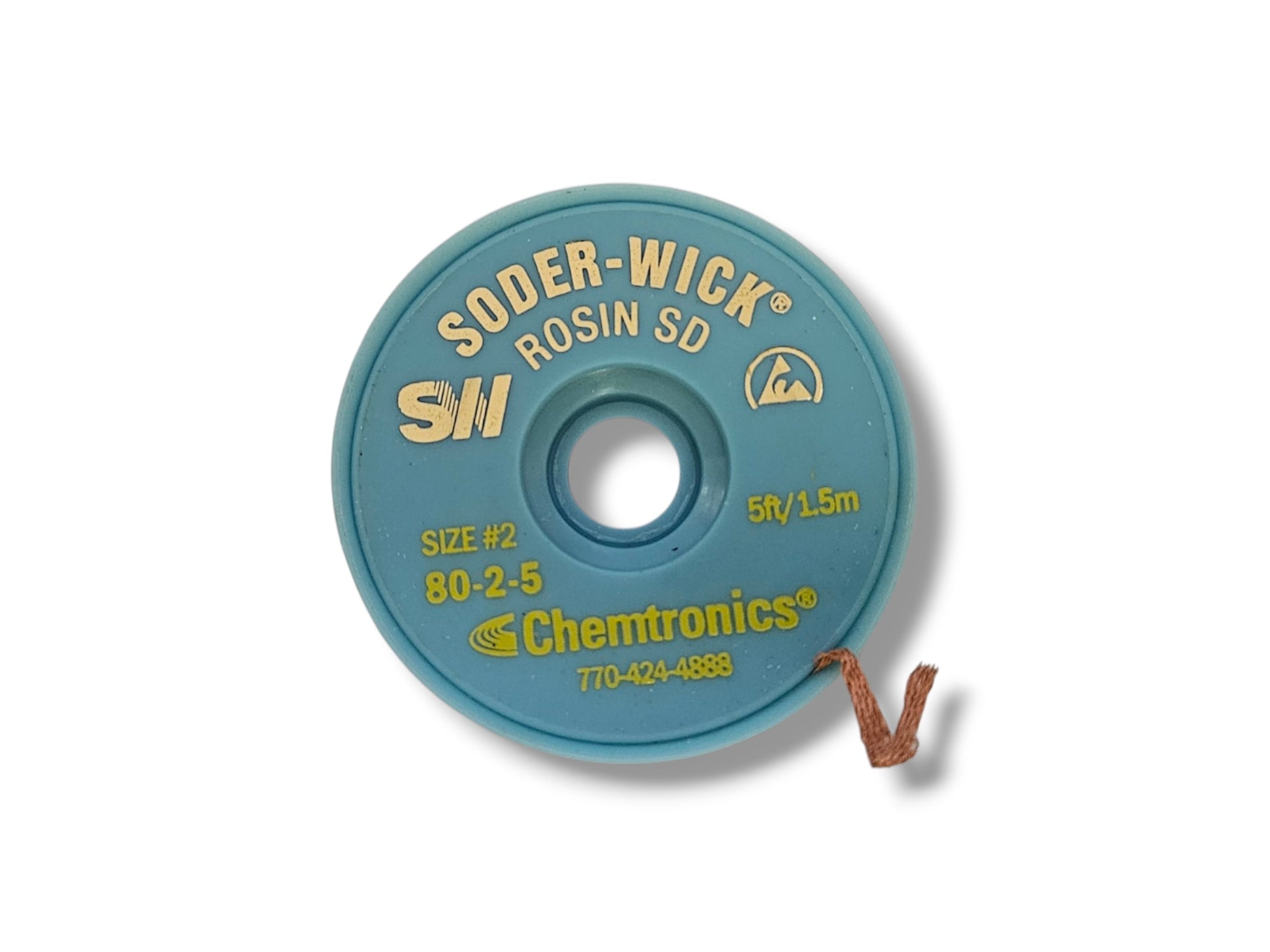 Chemtronics - Soder-Wick Desoldering Braid Size #2 - 5ft (80-2-5)