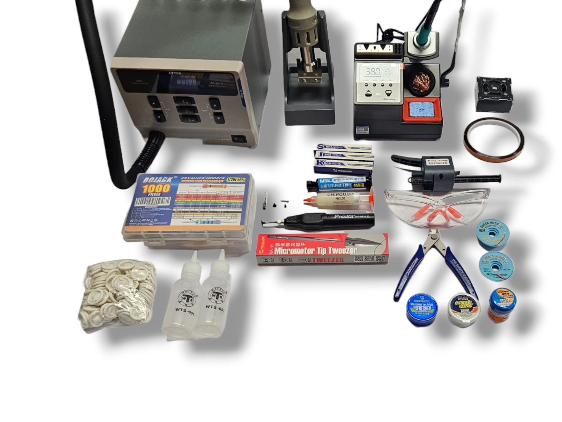 Professional Advance Soldering Kit + Hot Air Gun