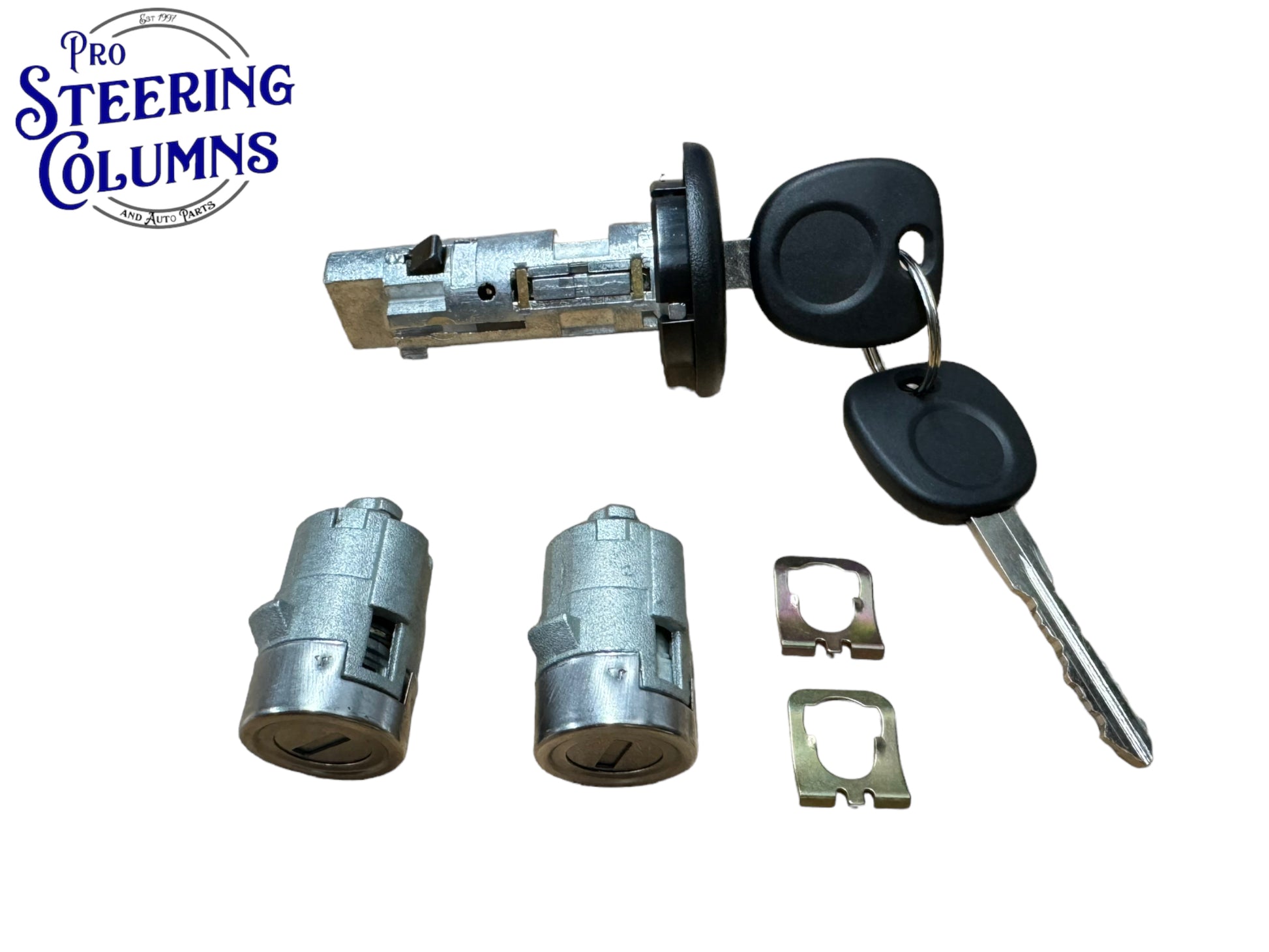 2001-2006 GM Silverado Sierra Tahoe Ignition & Door Lock Cylinder Set 2 Keys New