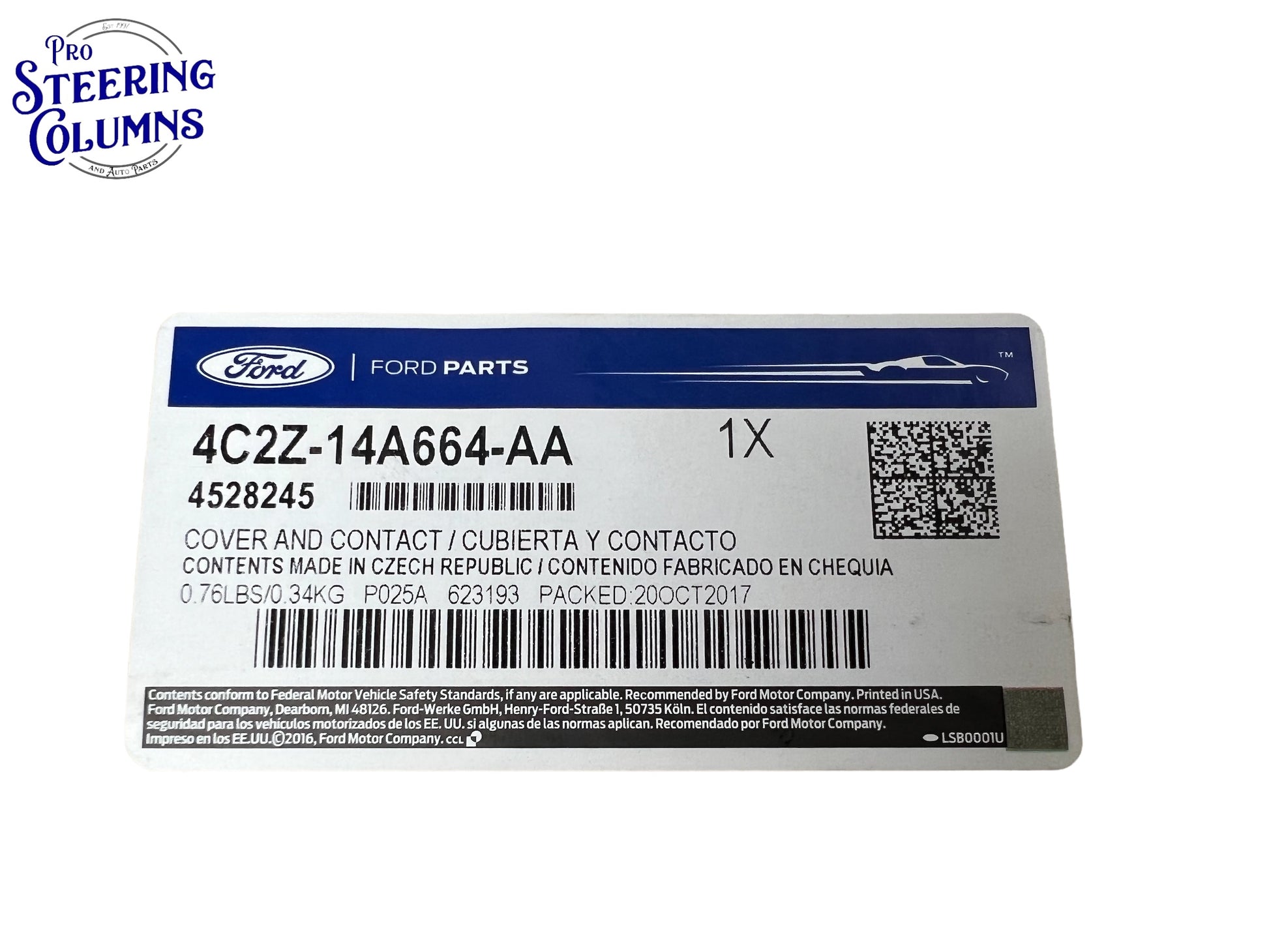 2004-2007 E-150 E-250 E-350 Air Bag Clock Spring Cruise Equipped New OEM 4C2Z-14A664-AA