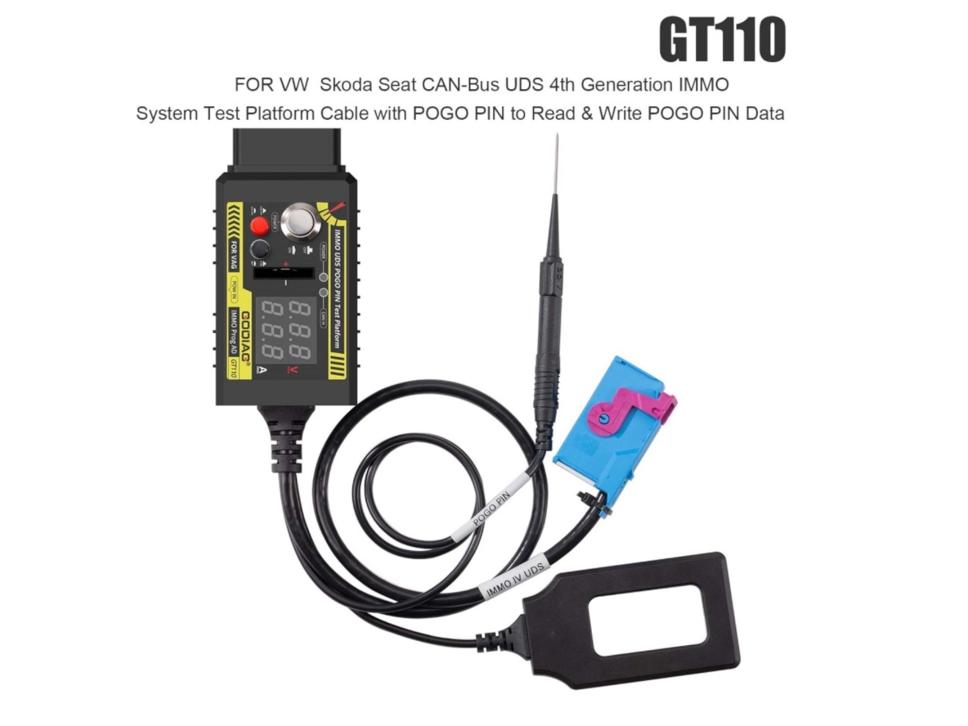 Godiag - VW / Audi / Skoda / SEAT Test Platform Cable Bundle— GT110 / GT111 / GT112 / GT114