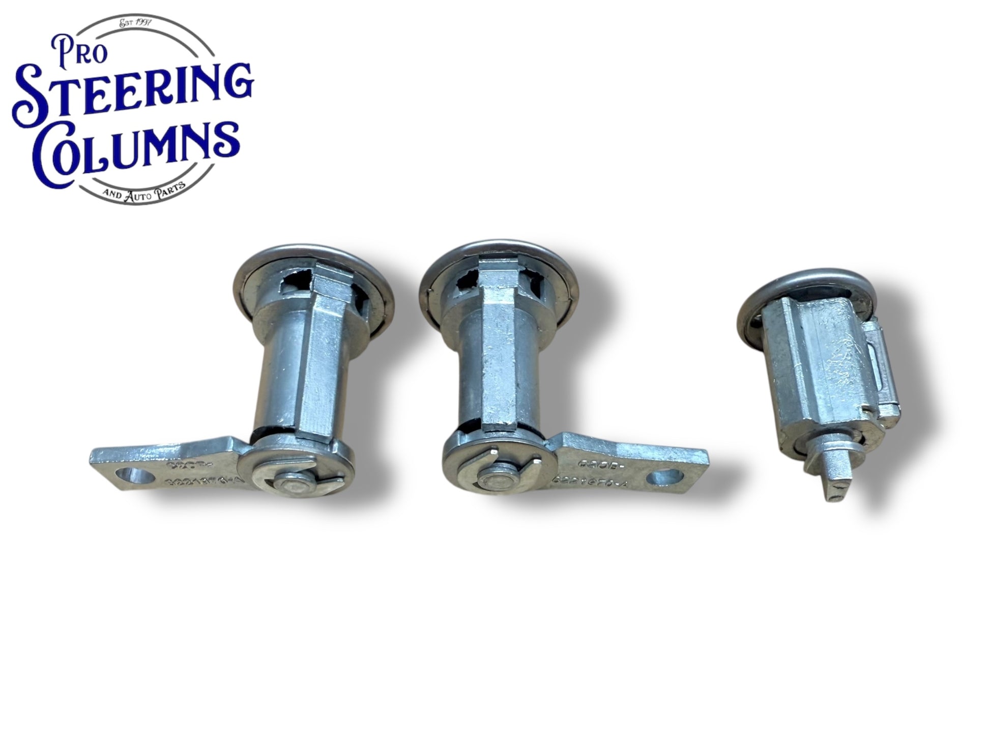61-77 Ford Bronco Mustang Galaxie Ignition & Door Lock Cylinder Set New (Keyed Alike)