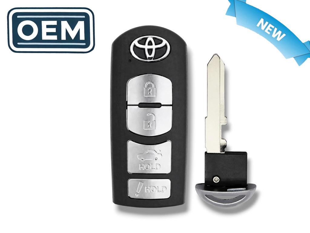 17-20 Toyota Yaris IA Smart Key 5-Button PN: 89904-WB001 / WAZSKE13D01 (OEM)