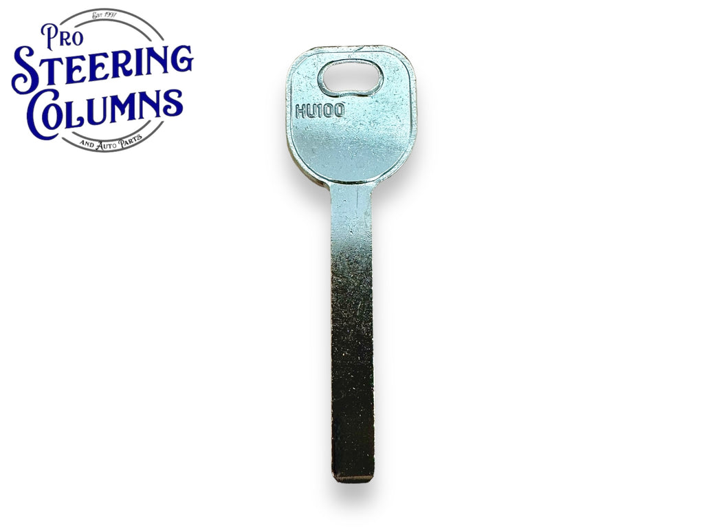 HU100 GM Chevrolet Buick GMC Metal Service Key Blank New