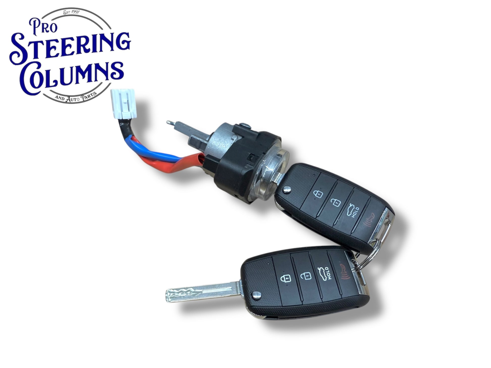 14-17 Kia Rio Ignition Lock Cylinder With 2 Remote Keys New 81900-1WK00