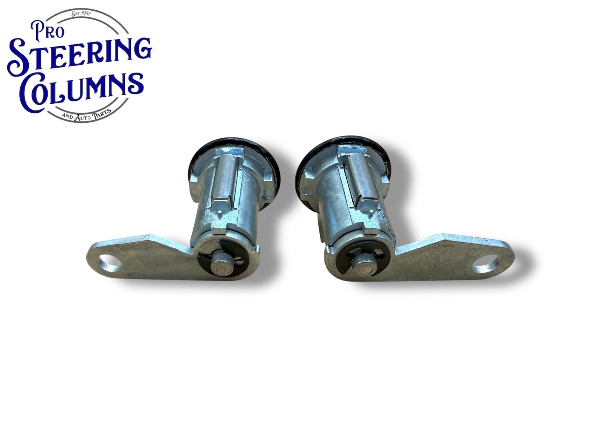 81-93 Ford Mustang Door & Trunk Lock Cylinder Black Set (Keyed Alike) (Flat Pawls)