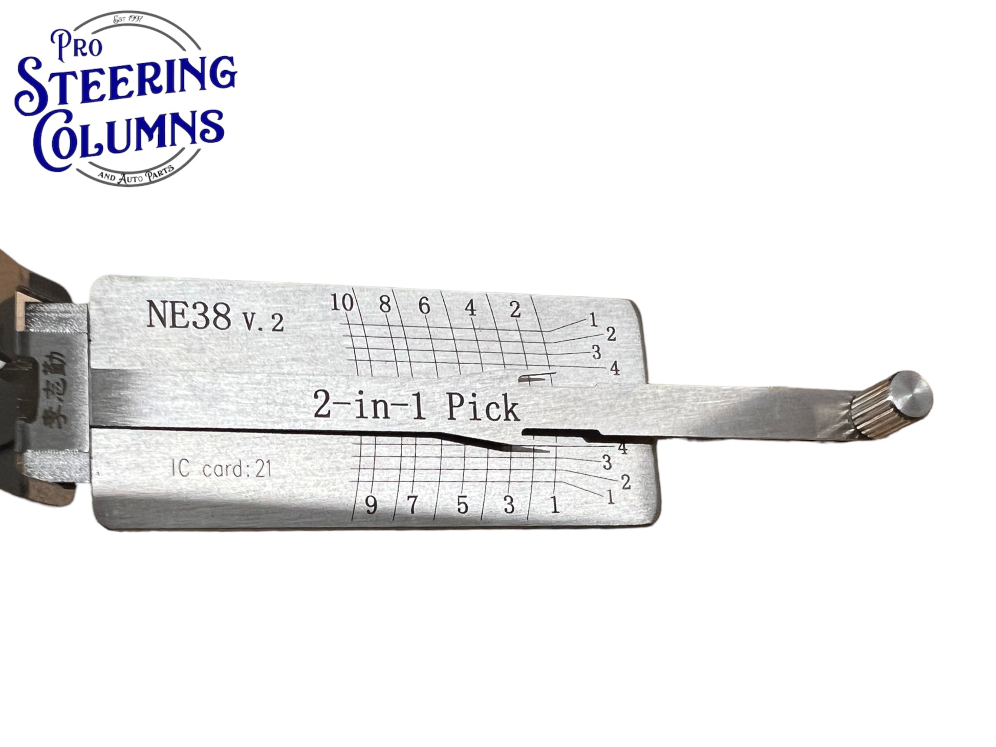 Original Lishi 2 in 1 NE38 Land Rover MG Pick & Decoder Genuine New