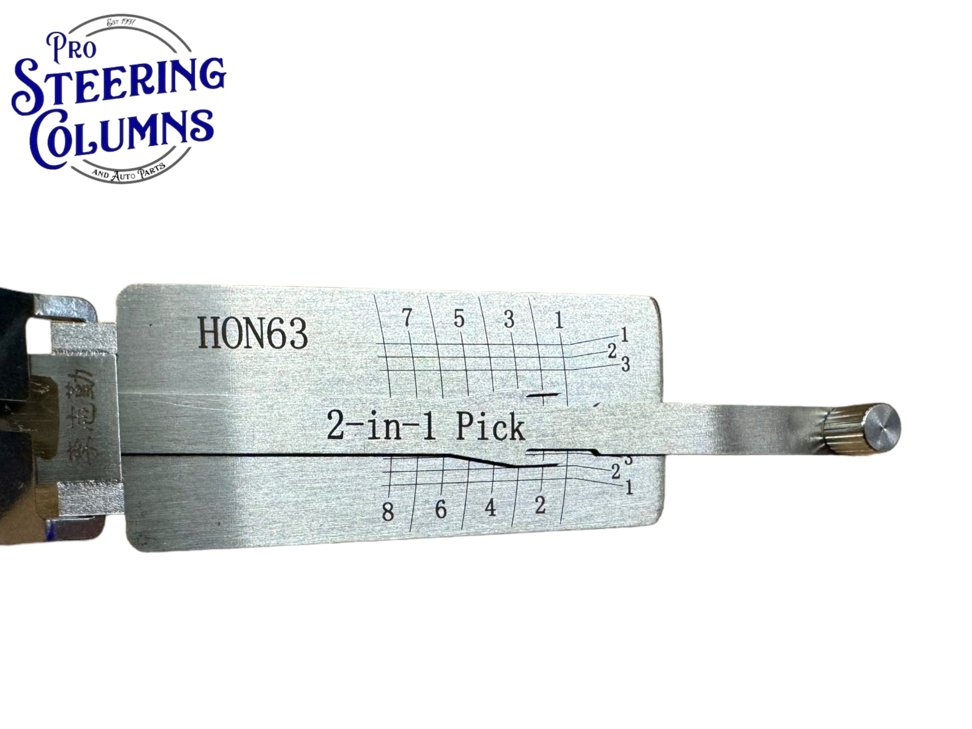 Original Lishi 2 in 1 HON63 For Honda Motorcycles Pick & Decoder Genuine New