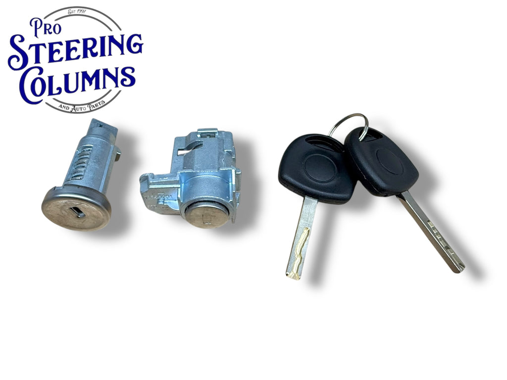 2010-2016 GM Camaro Cruze Ignition & Door Lock Cylinder Set With 2 Key Shells New