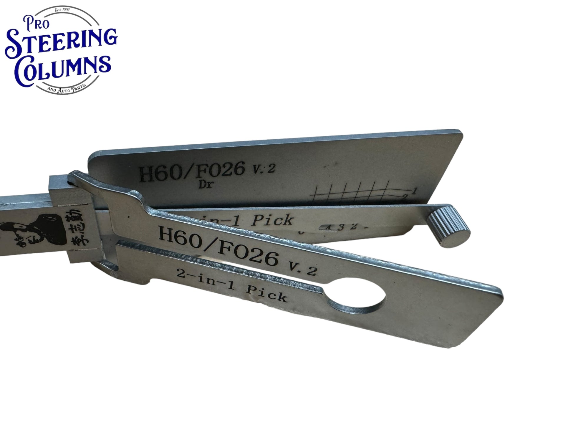 Original 2 in 1 Lishi H60 FO26 Ford 10 Cut Pick & Decoder New