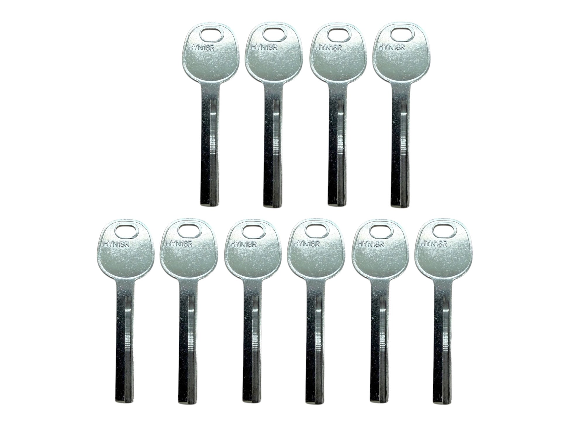 HY18R - Hyundai Metal Key Blank (Aftermarket) (10 Pack)