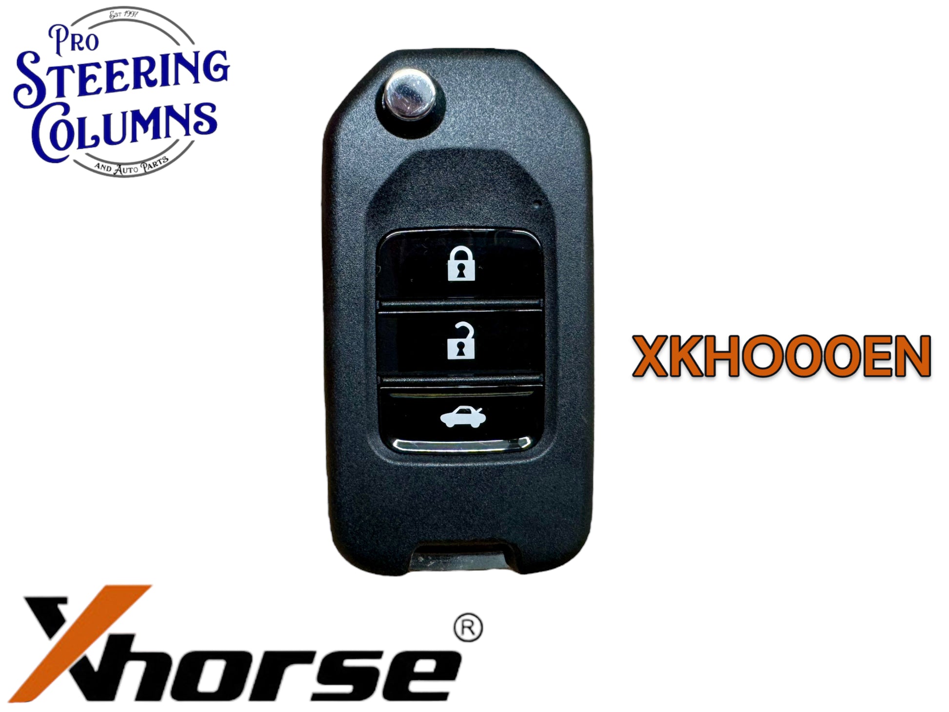 Xhorse Universal Flip Key Remote Honda Style 3 Button New XKHO00EN