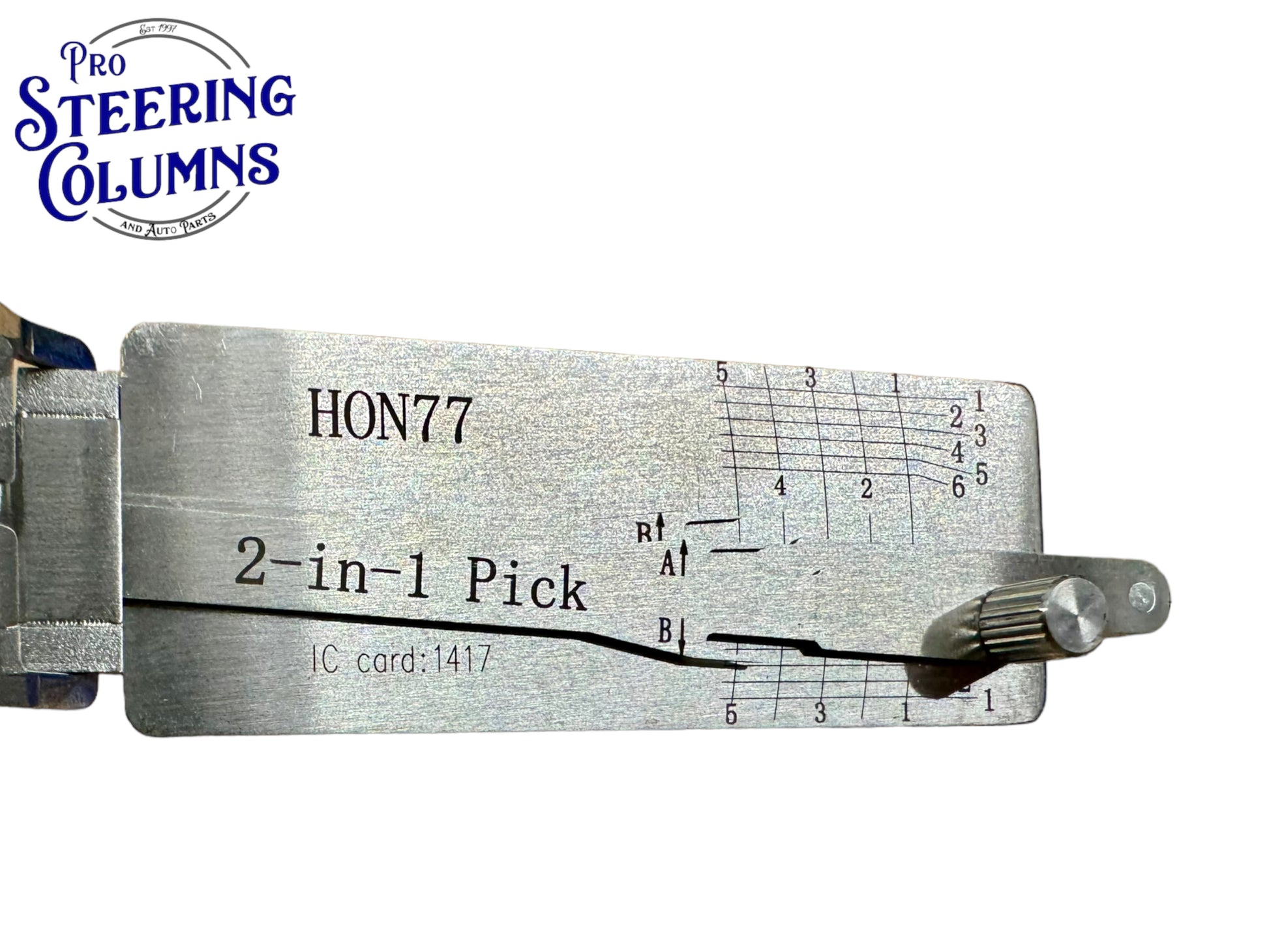 Original Lishi 2 in 1 HON77 For Honda Motorcycles Pick & Decoder Genuine New