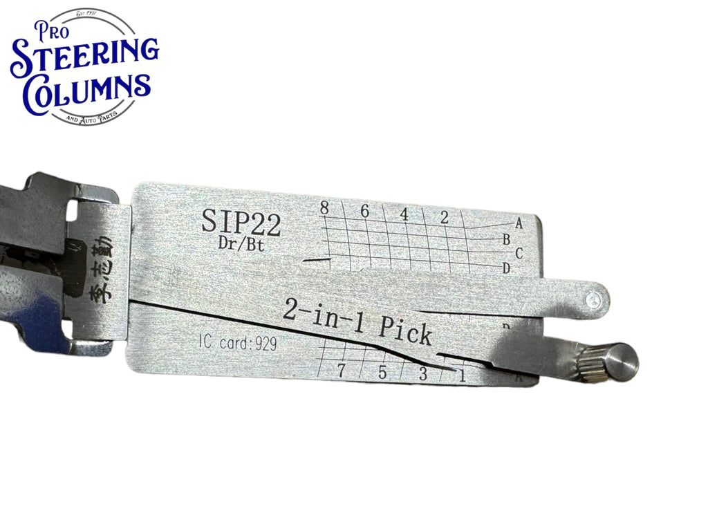Sip22 Original 2 in 1 Lishi SIP22 Fiat Dodge Jeep Ferrari Pick & Decoder New