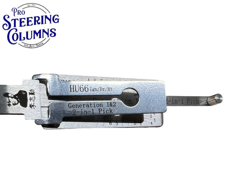 Original Lishi 2 in 1 HU66 Single Lifter Audi VW Pick & Decoder Genuine New