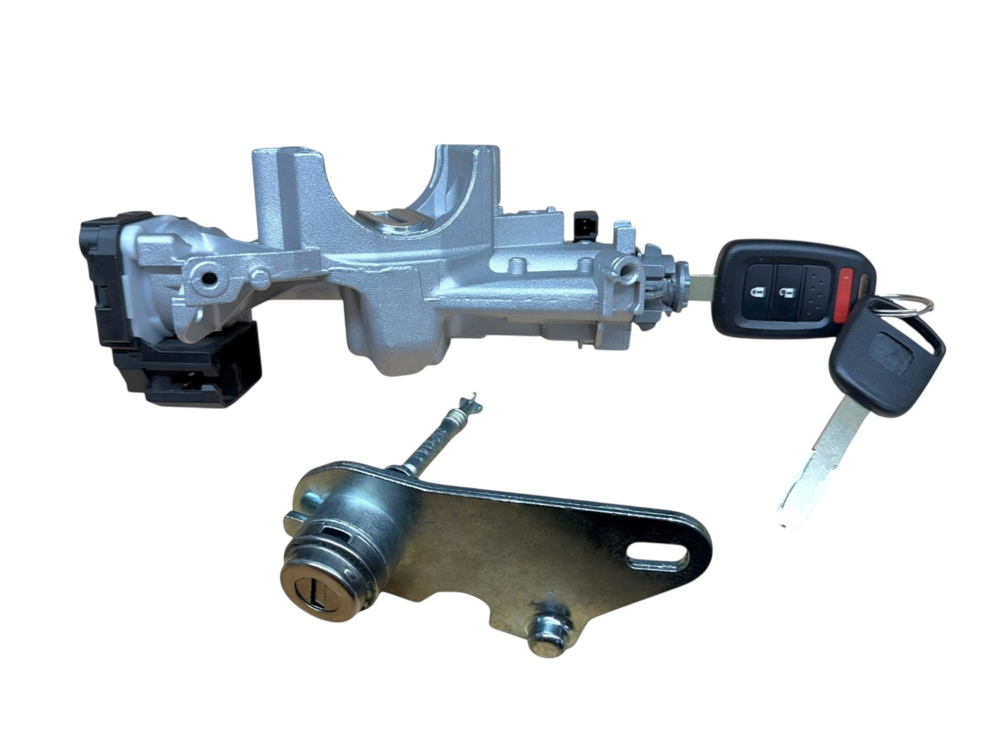 15-20 Honda Fit Ignition & Door Lock Cylinder Assembly Set 2 Key Shells New