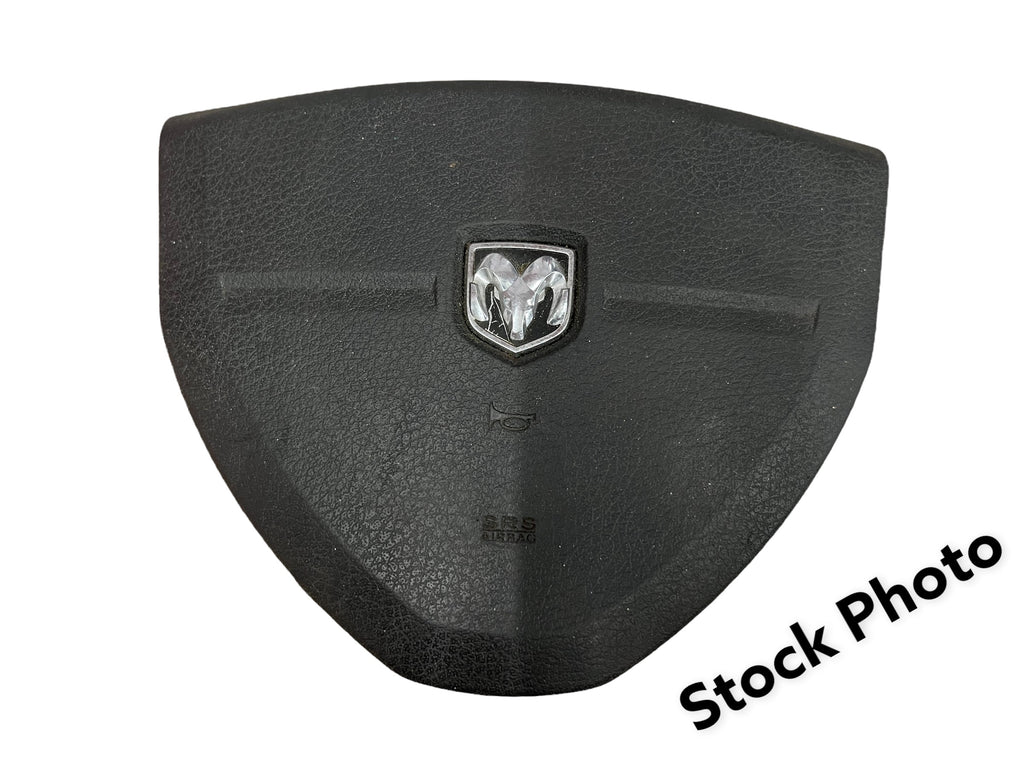 2008-2010 Dodge Grand Caravan Driver Air Bag Black Used OEM