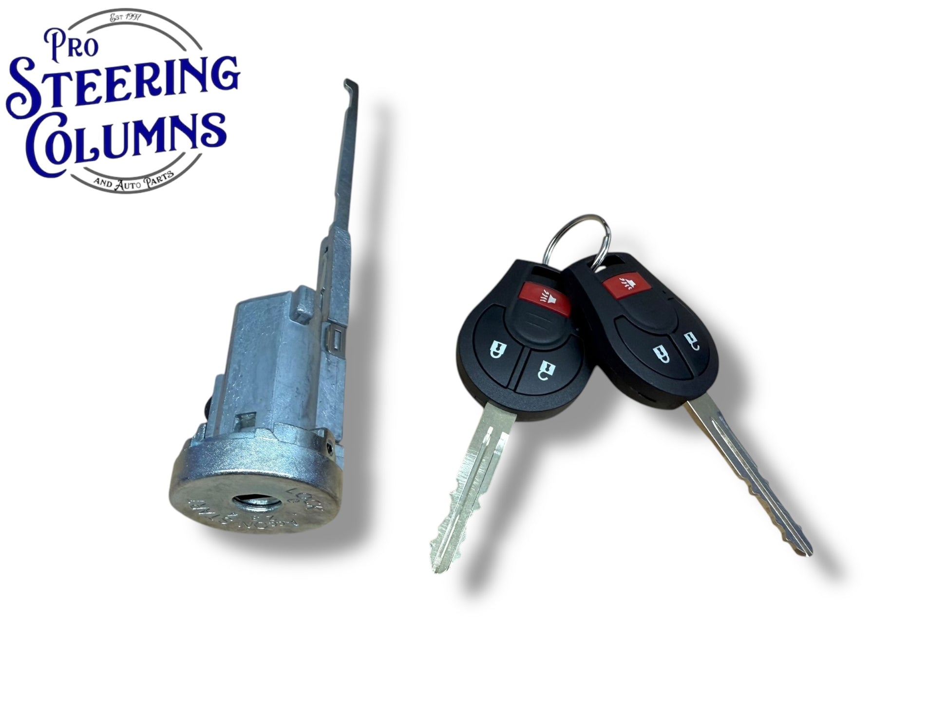04-15 Nissan Armada Pathfinder Titan Xterra Ignition Lock Cylinder 2 Remote Keys New D8700-5Z00J