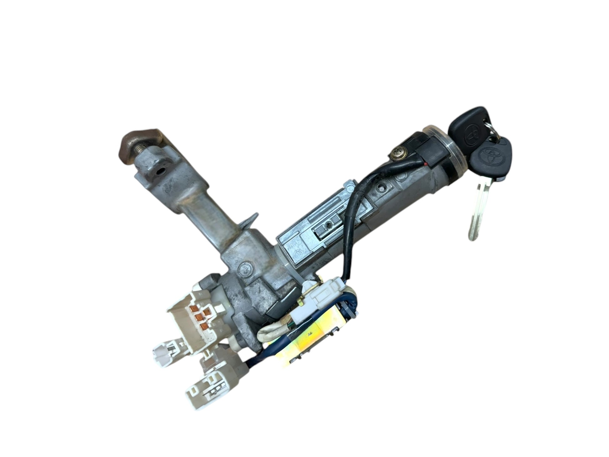 1999-2003 Toyota Sienna Ignition Lock Cylinder Assembly With Immobilizer 2 Key Shells Used OEM