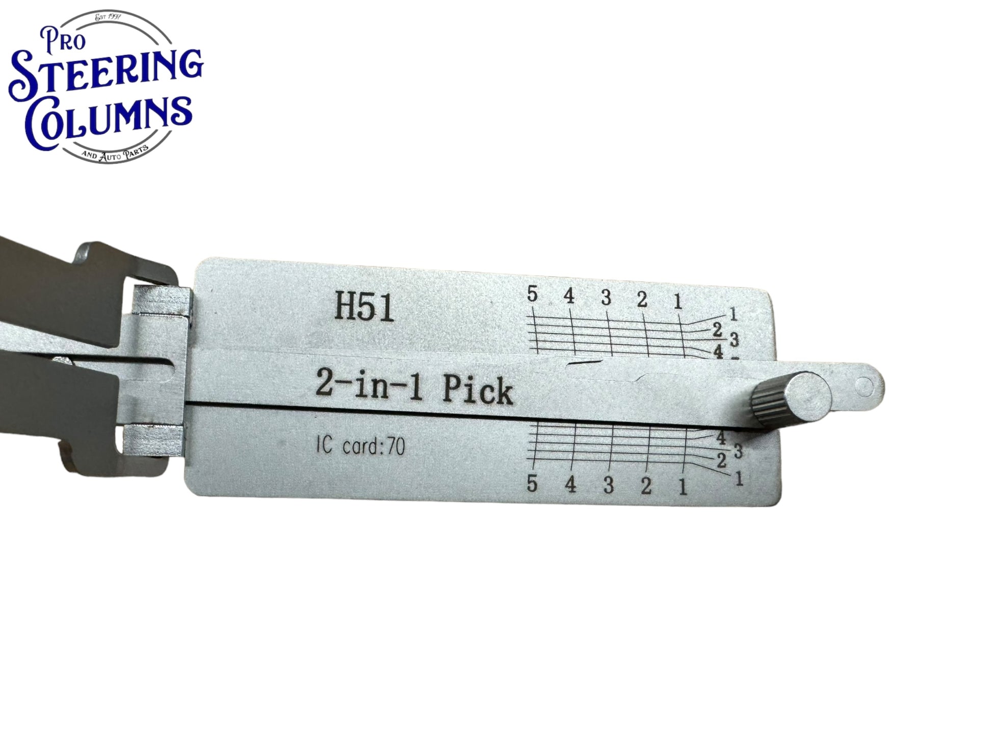 Original 2 in 1 Lishi H51 FO6 Ford 5 Cut Pick & Decoder New