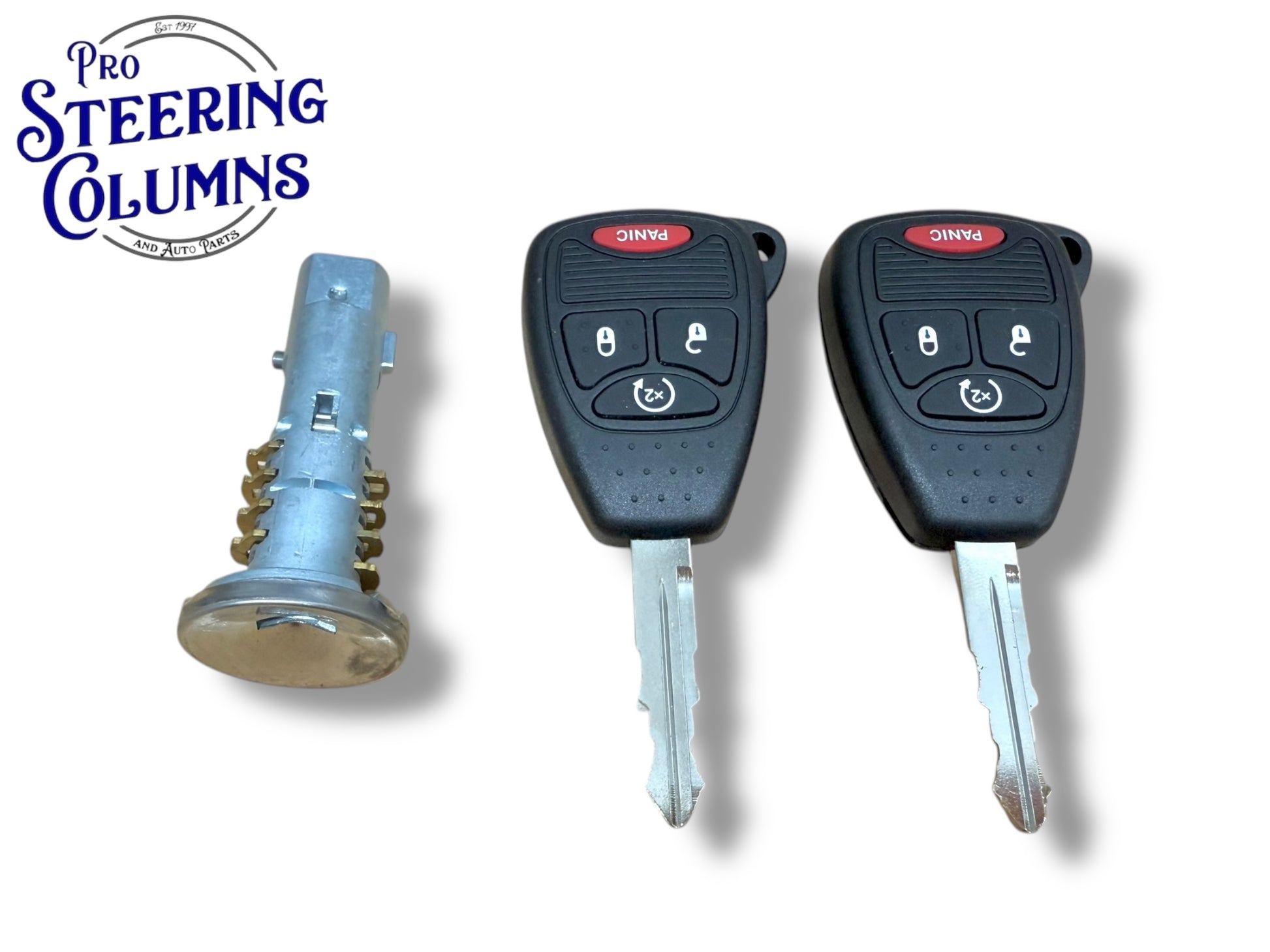 07-18 Jeep Compass Patriot Wrangler Ignition Lock Cylinder 2 Remote Keys 4-Button New 5179511AA