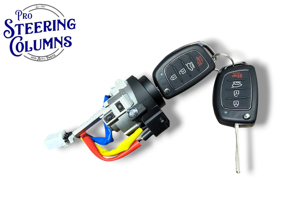 16-21 Hyundai Tucson Ignition Lock Cylinder With 2 Remote Flip Keys PN: 81900-D3E00 (Aftermarket)