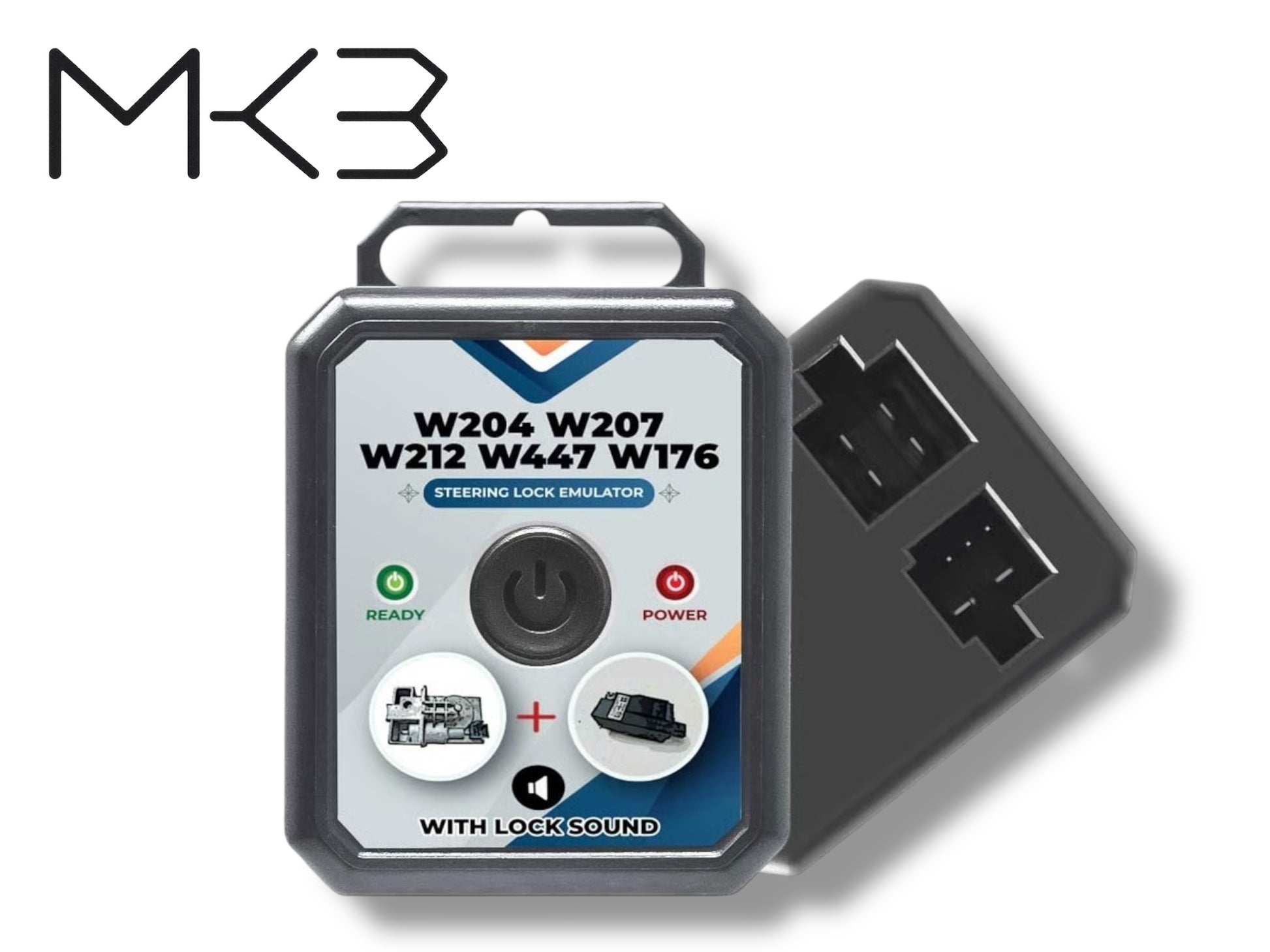 MK3 Mercedes Benz ESL / ELV Steering Lock Simulator Emulator with Lock Sound W204 / W207 / W212 / W176 / W447 / W246 (2 Plug)