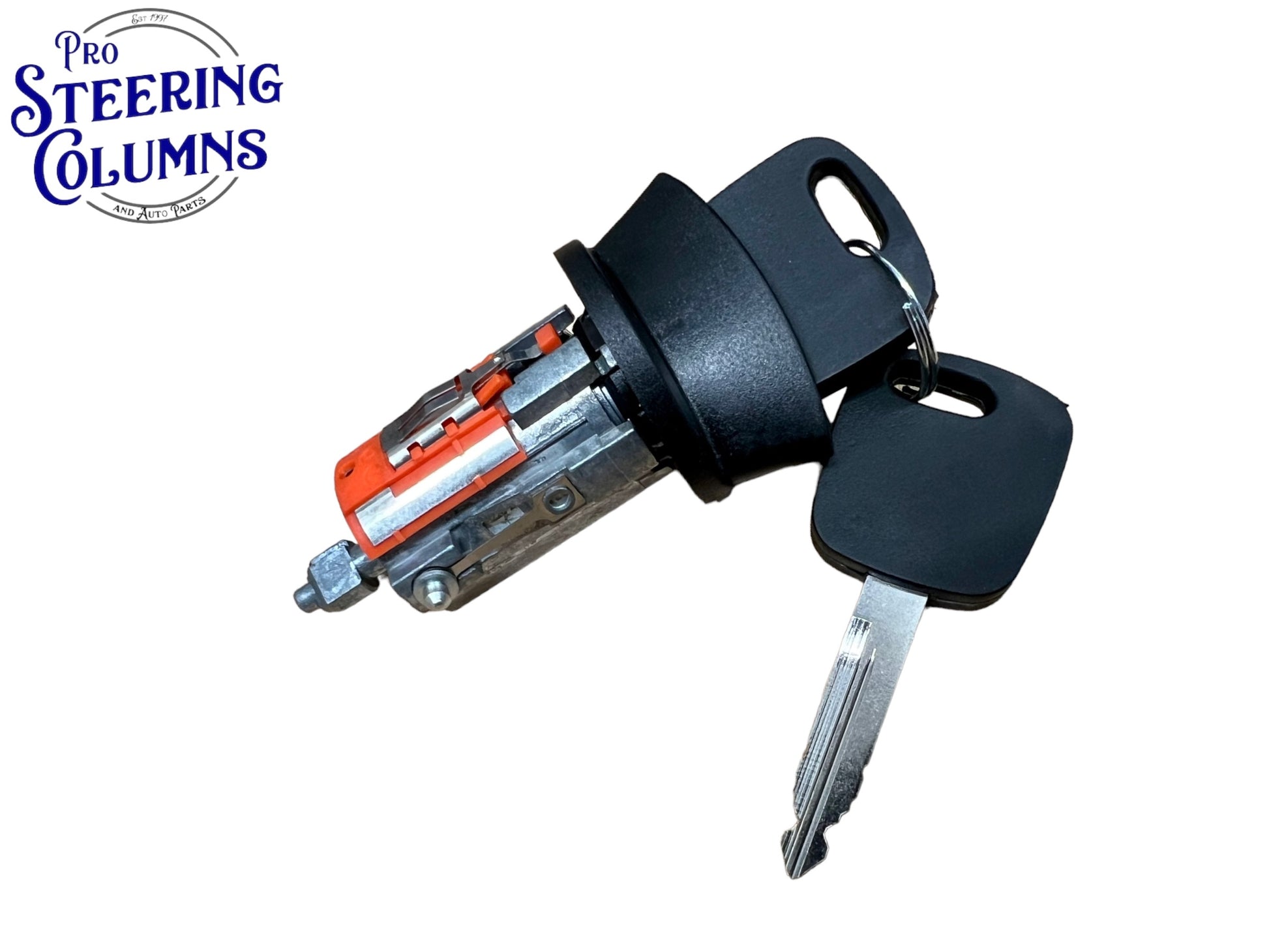 1996 & Up F-150 Mustang Taurus Ignition Lock Cylinder With 2 Chip Keys New
