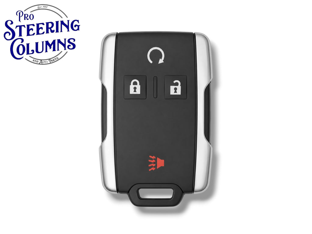 14-22 Chevrolet GMC Keyless Entry Remote 4-Button Chrome PN: 22881480 / M3N32337100 (Aftermarket)