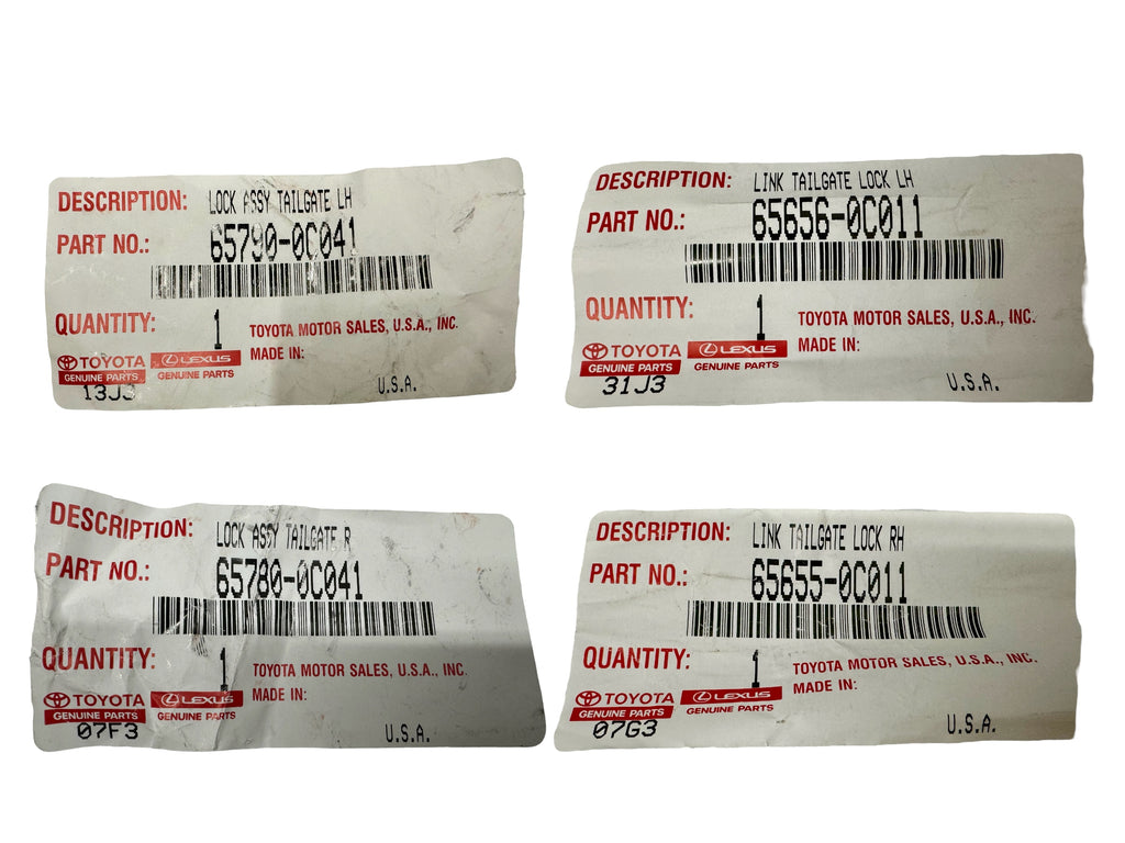 2007-2013 Toyota Tundra Tailgate Repair Kit Without Camera New