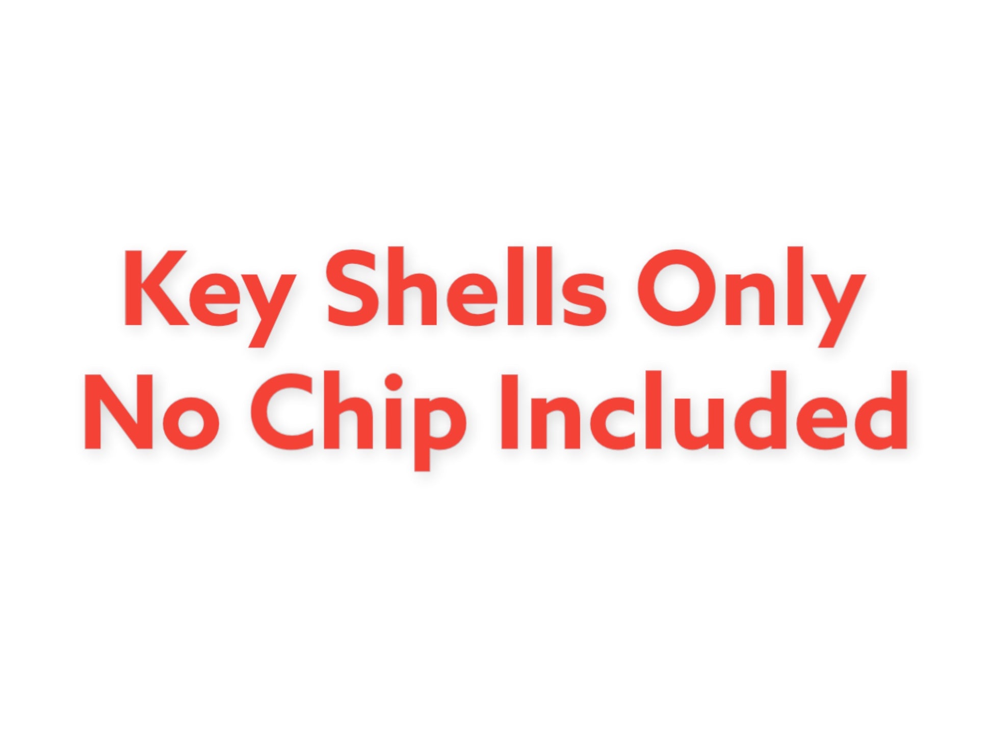 GM Transponder Key Shell No Chip B106 B107 B111