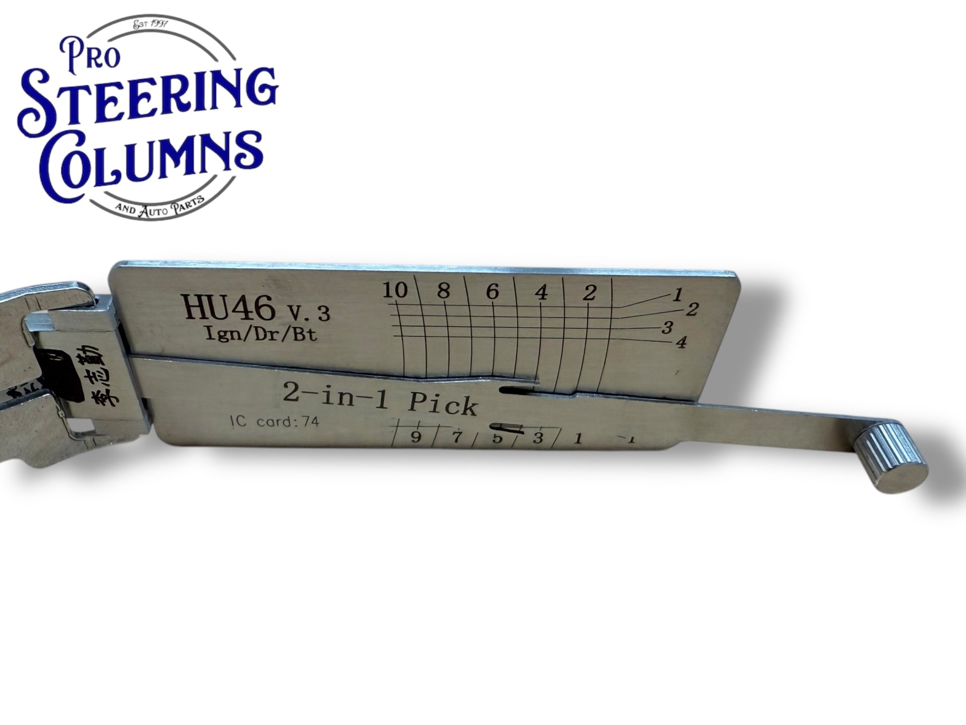 Original Lishi 2 in 1 HU46 GM 10-Cut Pick & Decoder Genuine New