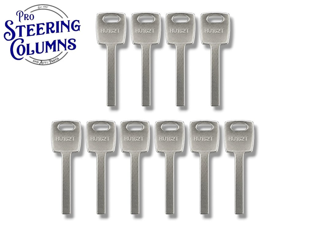HU162T - Audi Volkswagen Metal Key Blank (Aftermarket) (100 Pack)