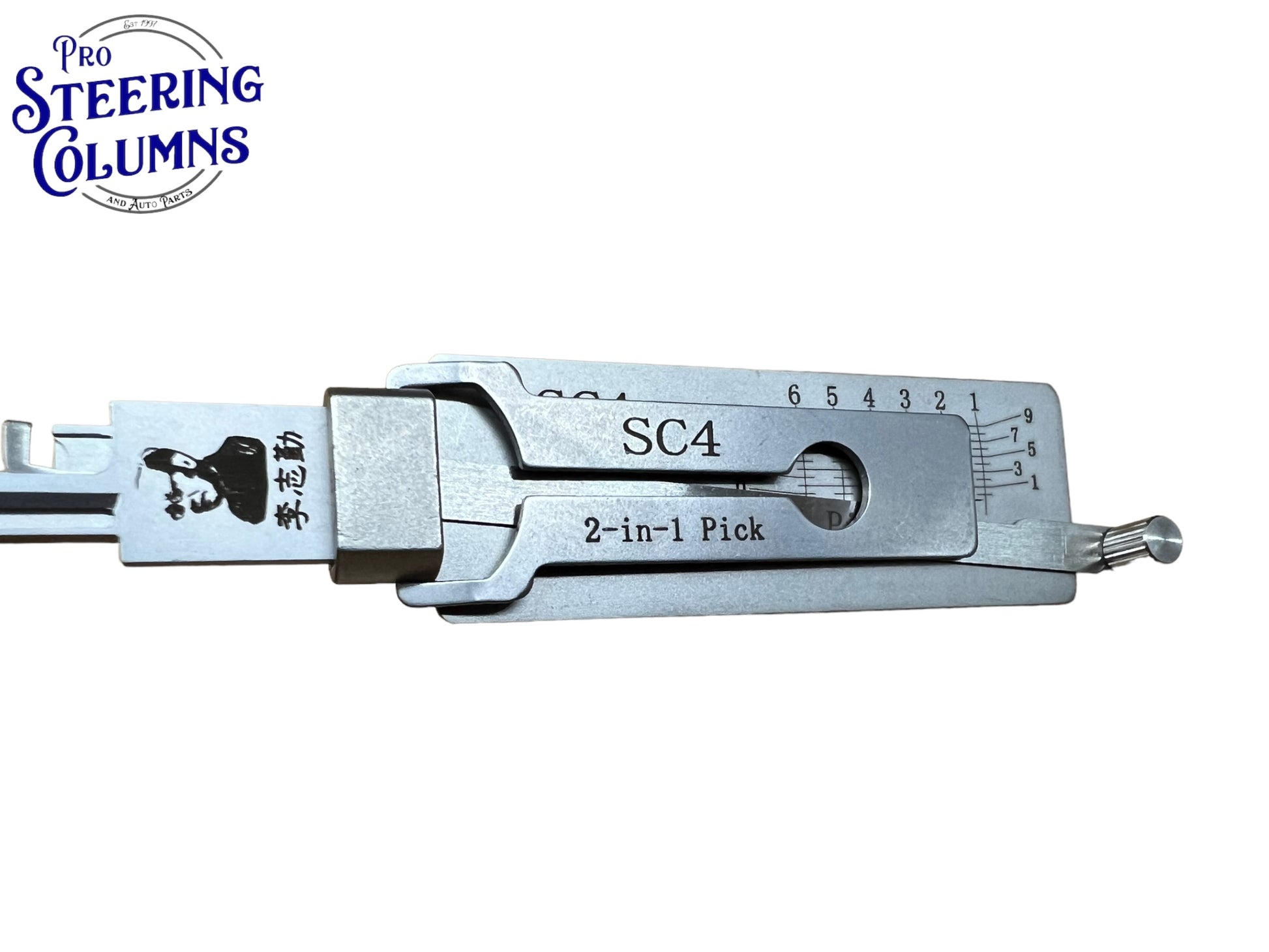 Original 2 In 1 Lishi SC4 Schlage 6-Pin Pick & Decoder Anti Glare Genuine New