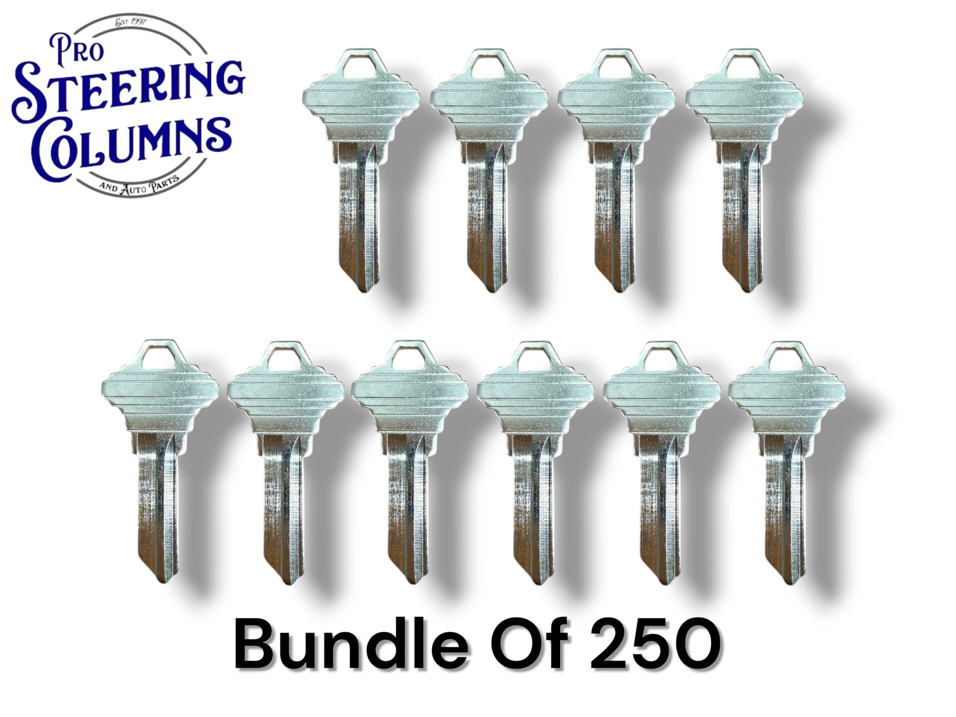 SC1 Key Blank Schlage 5-Pin Nickel Plated (250 Pack)