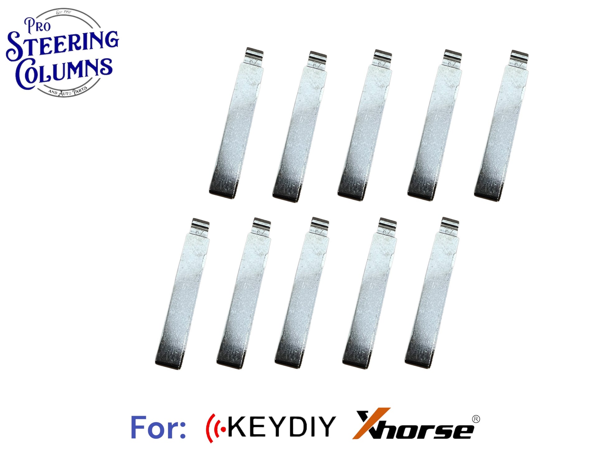 10x Xhorse Keydiy Universal Flip Key Remote Key Blades BMW HU92 HU92R