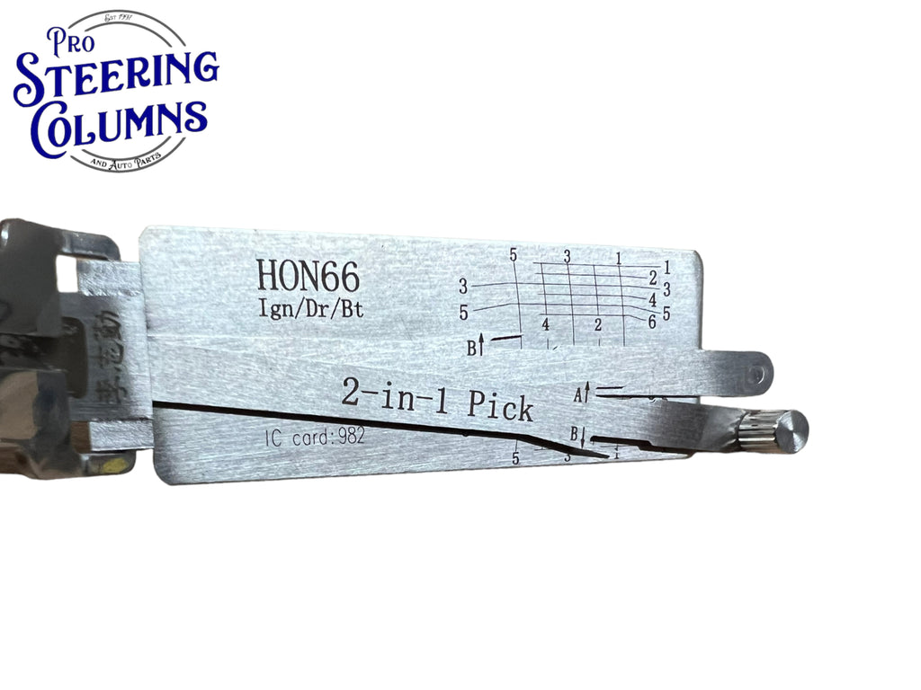 Original Lishi 2 in 1 HON66 Honda Pick & Decoder Genuine New