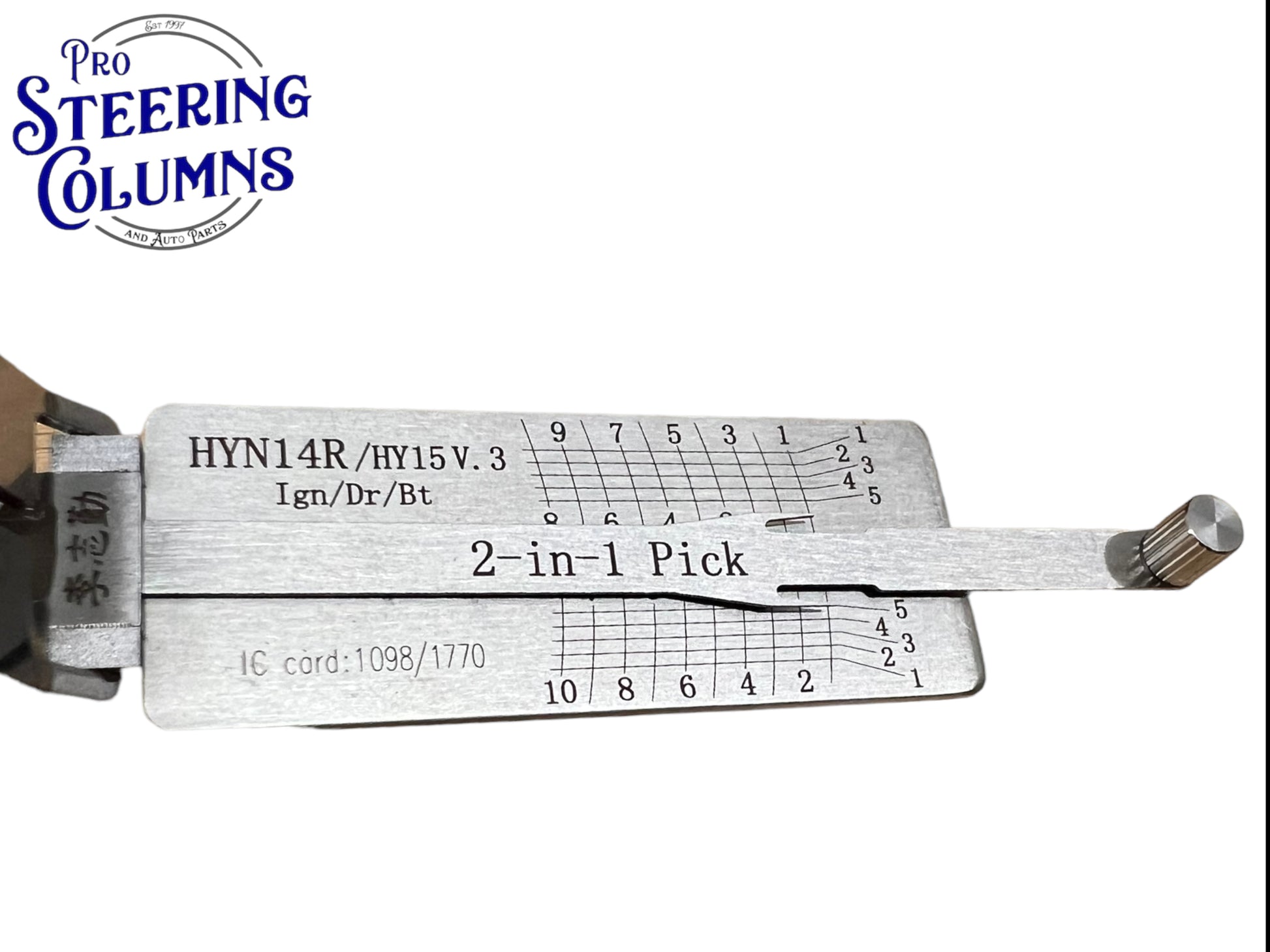 Original Lishi 2 in 1 HYN14R HY15 V.3 Hyundai Kia Pick & Decoder Genuine New