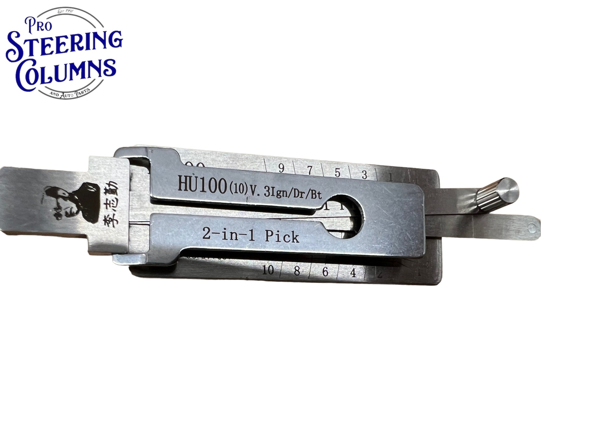 Original Lishi 2 in 1 HU100 GM 10-Cut Pick & Decoder Genuine New