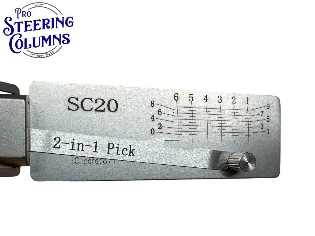 Original Lishi 2 in 1 Schlage SC20 A1145L Pick & Decoder Genuine New