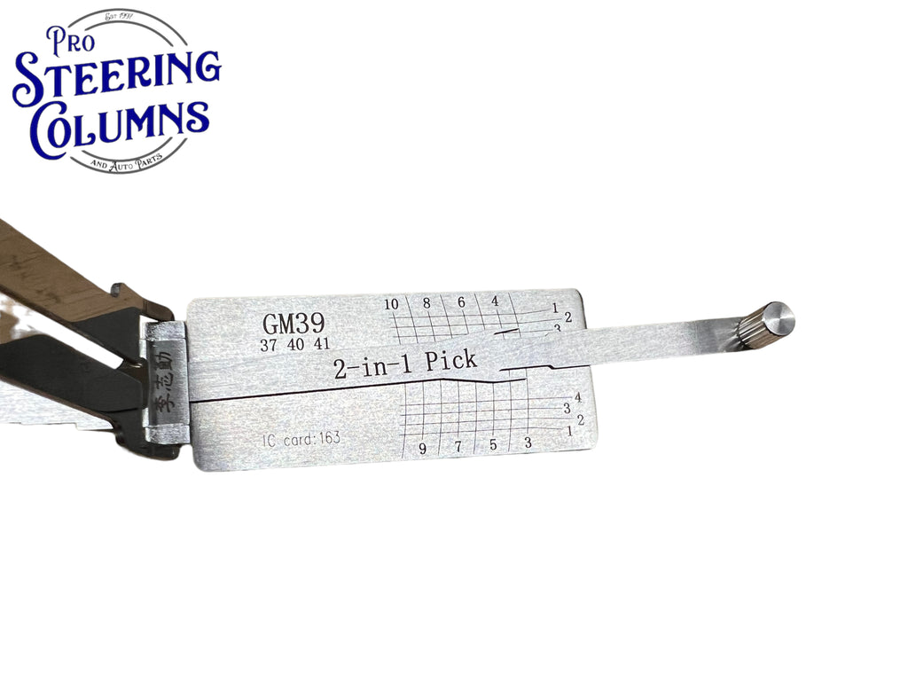 Original Lishi 2 in 1 GM39 B102 10-Cut Pick & Decoder Genuine New