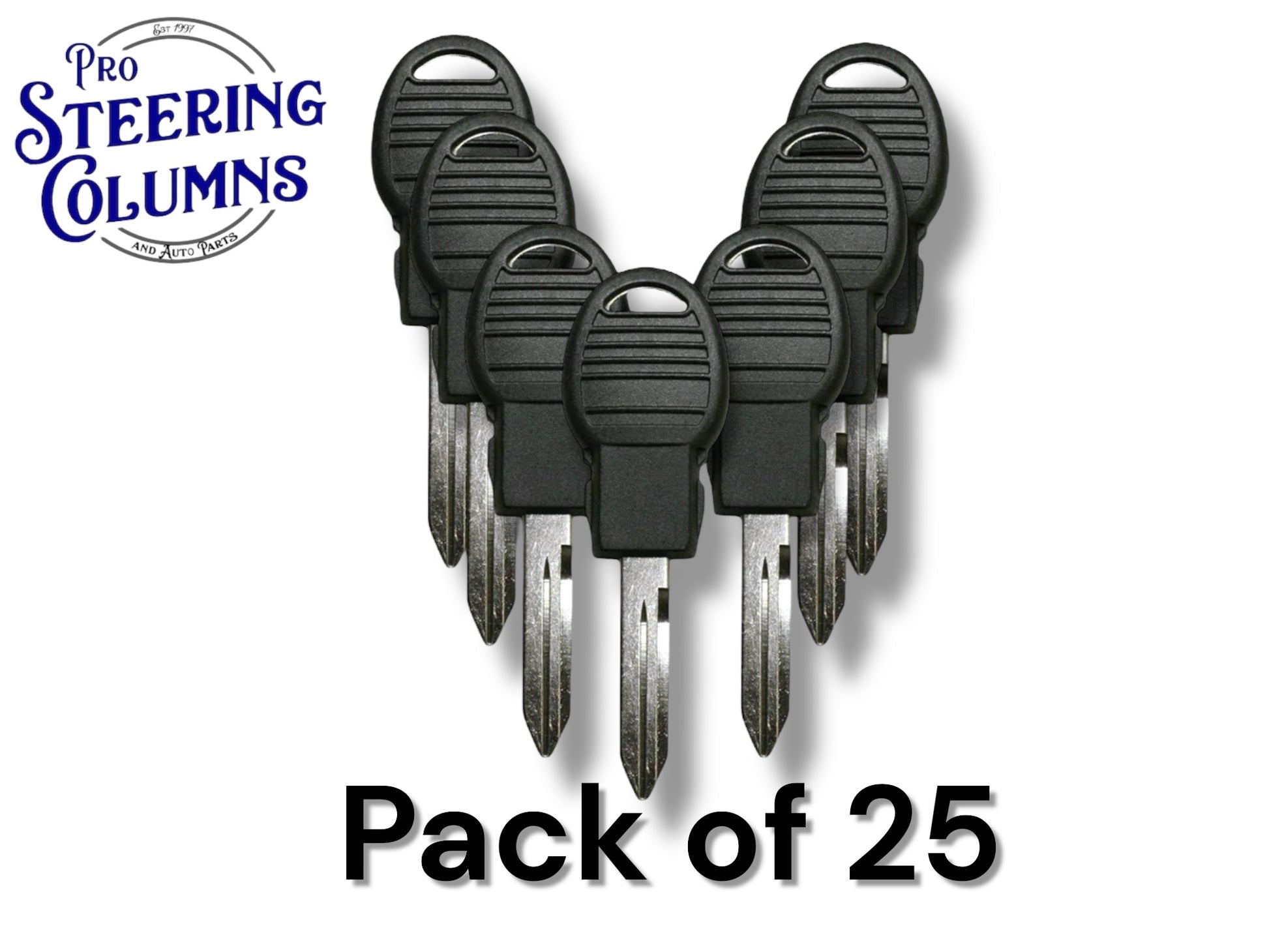 25 x Y170 / Y170PT Transponder Key Chrysler Dodge Jeep (46 Chip)(Aftermarket)