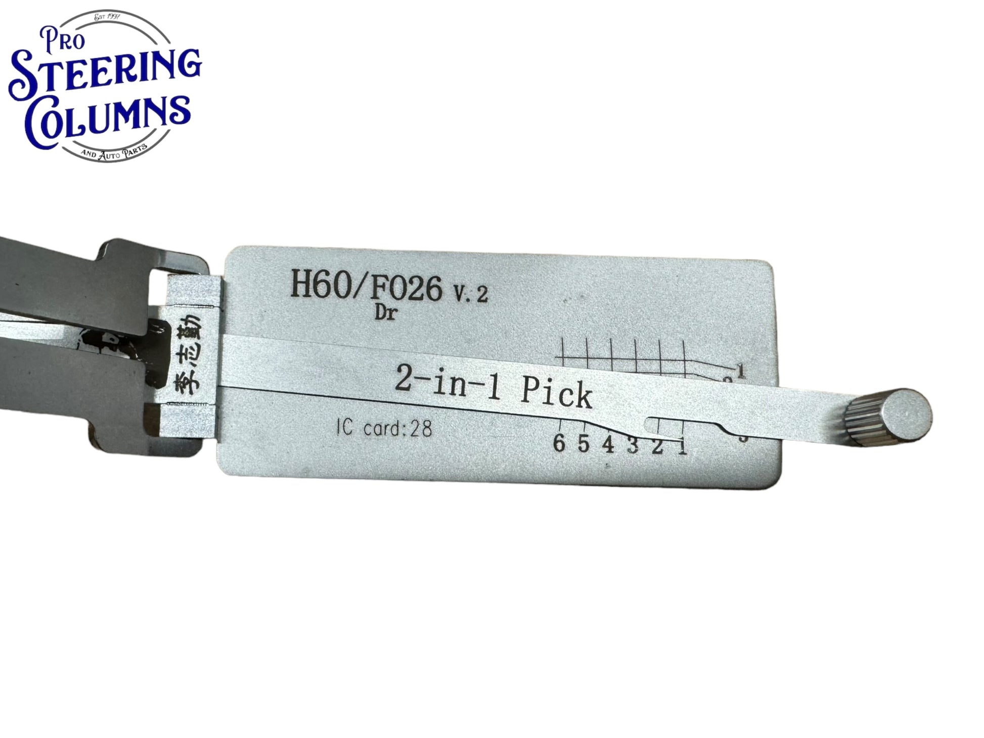 Original 2 in 1 Lishi H60 FO26 Ford 10 Cut Pick & Decoder New