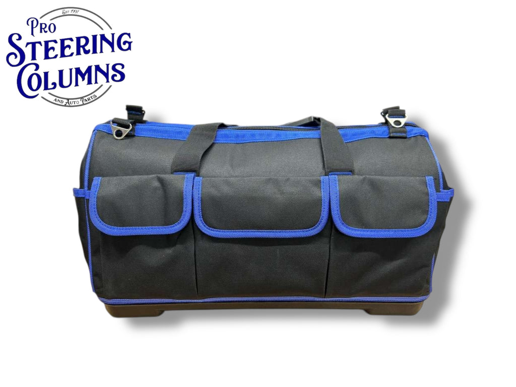 Locksmith Tool Bag Anti-Skid With 16 Pockets Canvas ToolKit - Heavy Duty