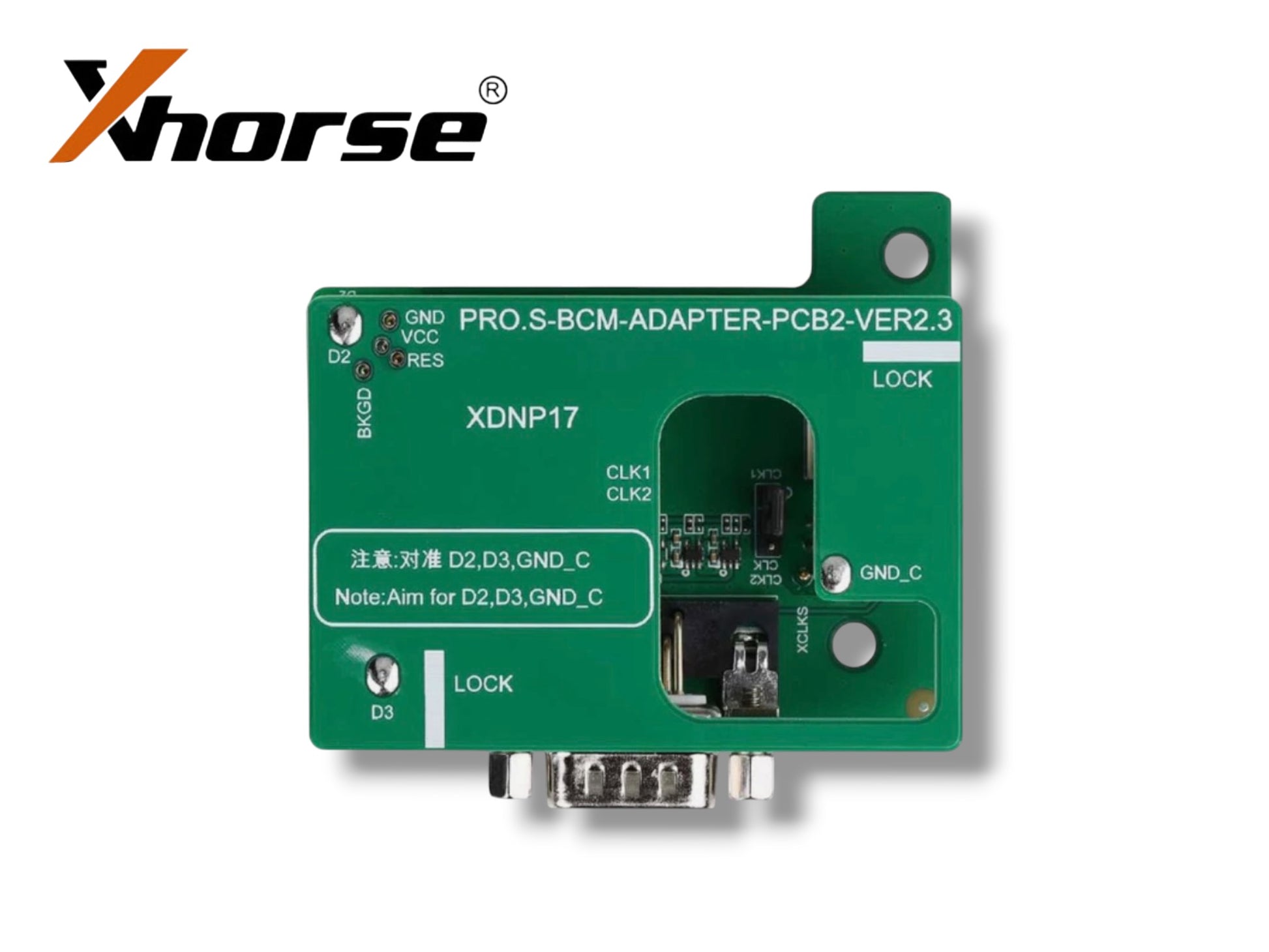 Xhorse - XDNP17GL - Solder-Free Porsche BCM Adapter for VVDI Key Tool Plus