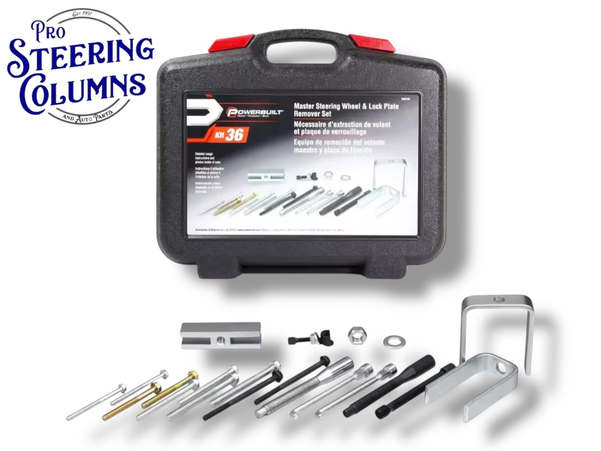 Powerbuilt - Master Steering Wheel & Lock Plate Removal Kit