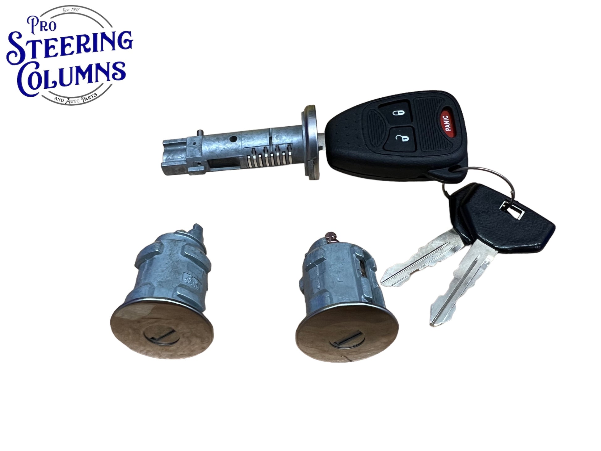2006-2010 Chrysler Pt Cruiser Ignition & 2 Door Lock Cylinder Set With Keys New
