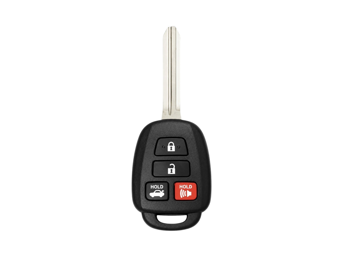 14-19 Toyota Corolla Remote Head Key 4-Button PN: 89070-02A50 / HYQ12BDP / H Chip (Canadian Vehicles) (Aftermarket)